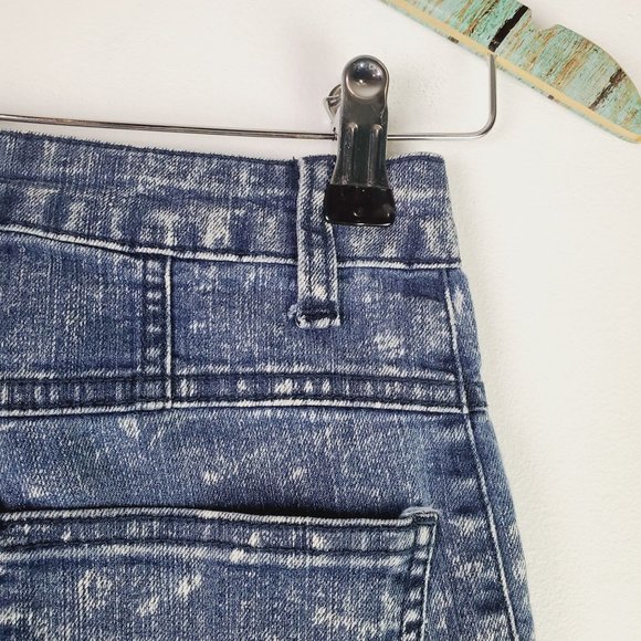 Cello Womens High Waist Acid Wash Skinny Jean w/ 3 Front Button Sz 1 - Picture 6 of 10